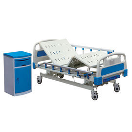 ステンレス鋼の入院患者のベッドのアルミニウム側面柵が付いている手動病院用ベッド