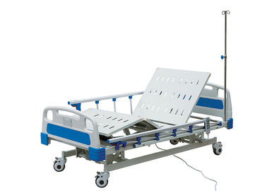 アルミニウム側面柵/調節可能な高さの3機能電気入院患者のベッド